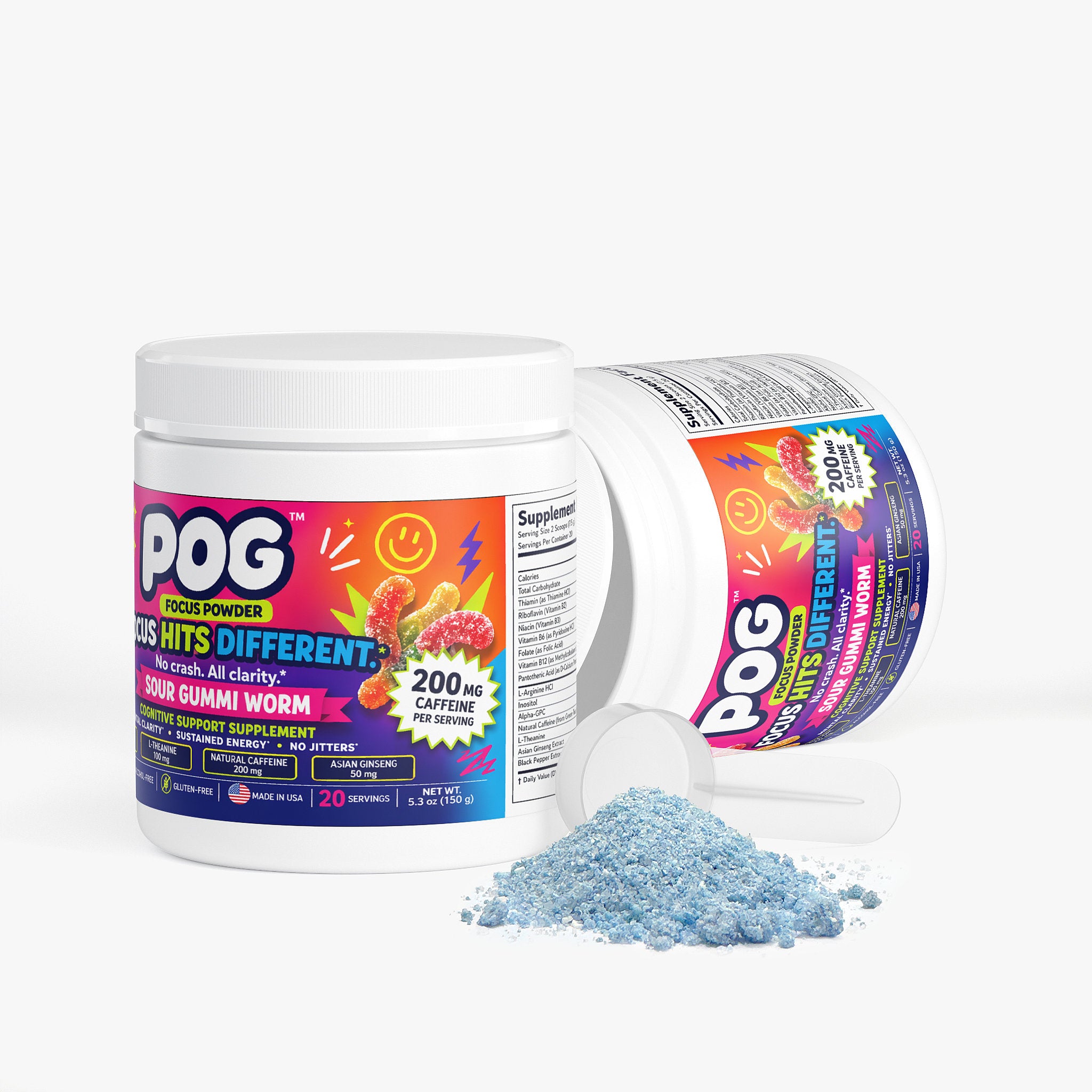 Focus Powder (Sour Gummi Worm)